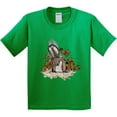 thumbnail image 3 of Inktastic Squirrel Superhero Landing with Acorns Youth T-Shirt, 3 of 5