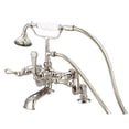 thumbnail image 3 of Water Creation F6-0008-05-PL Polished Nickel Deck Mount Bathroom Tub Faucet, 3 of 5