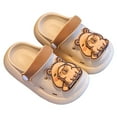 thumbnail image 2 of Boys Girls Children'S Clogs Capybara Cartoon Cute Garden Shoes Sandals Slippers Breathable Beach Shoes (3Y 9Y) Khaki US SIZE:12, 2 of 3