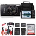 thumbnail image 5 of Canon PowerShot IXUS 285 HS Digital Camera (Black) + 12X Zoom Lens + 64GB Memory Card + Charger & Accessories(International Model), 5 of 5