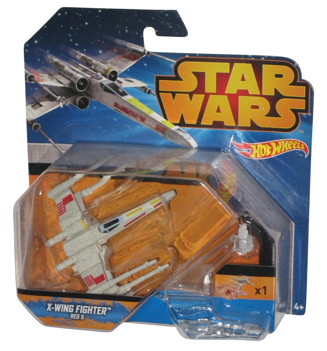 Star Wars Starships X WING FIGHTER RED 5 HOTWHEELS 1:64 Diecast Car