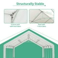 thumbnail image 4 of LZBEITEM 20' x 32' Large Heavy Duty Outdoor Canopy Party Tent & Carport, Heavy Duty Outdoor Wedding Gazebo, Event Shelter Canopy for Outdoor Event, Wedding, Birthday Party, White, 4 of 10
