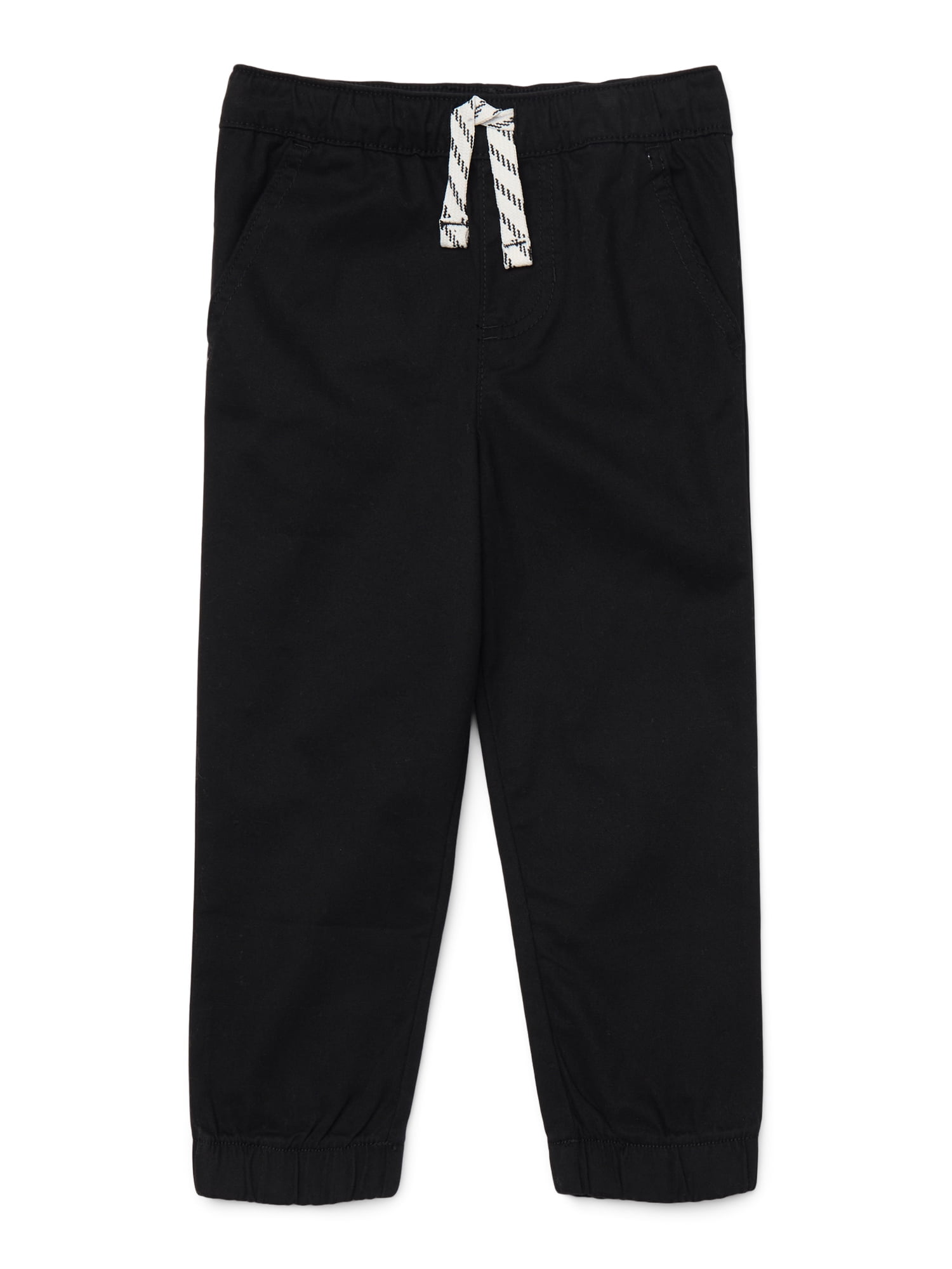 Garanimals Toddler Boys' Stretch Twill Pull-On Jogger Pants, 3-Pack, Sizes 18M-5T