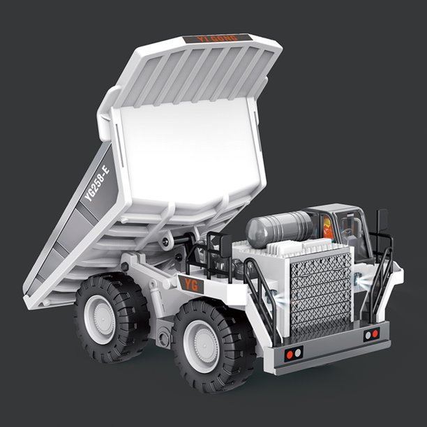 1/24 RC Dump Truck 9 Channel 2.4Ghz RC Engineering Car para regalo de niños (3 baterías) Ehuebsd libre de BPA