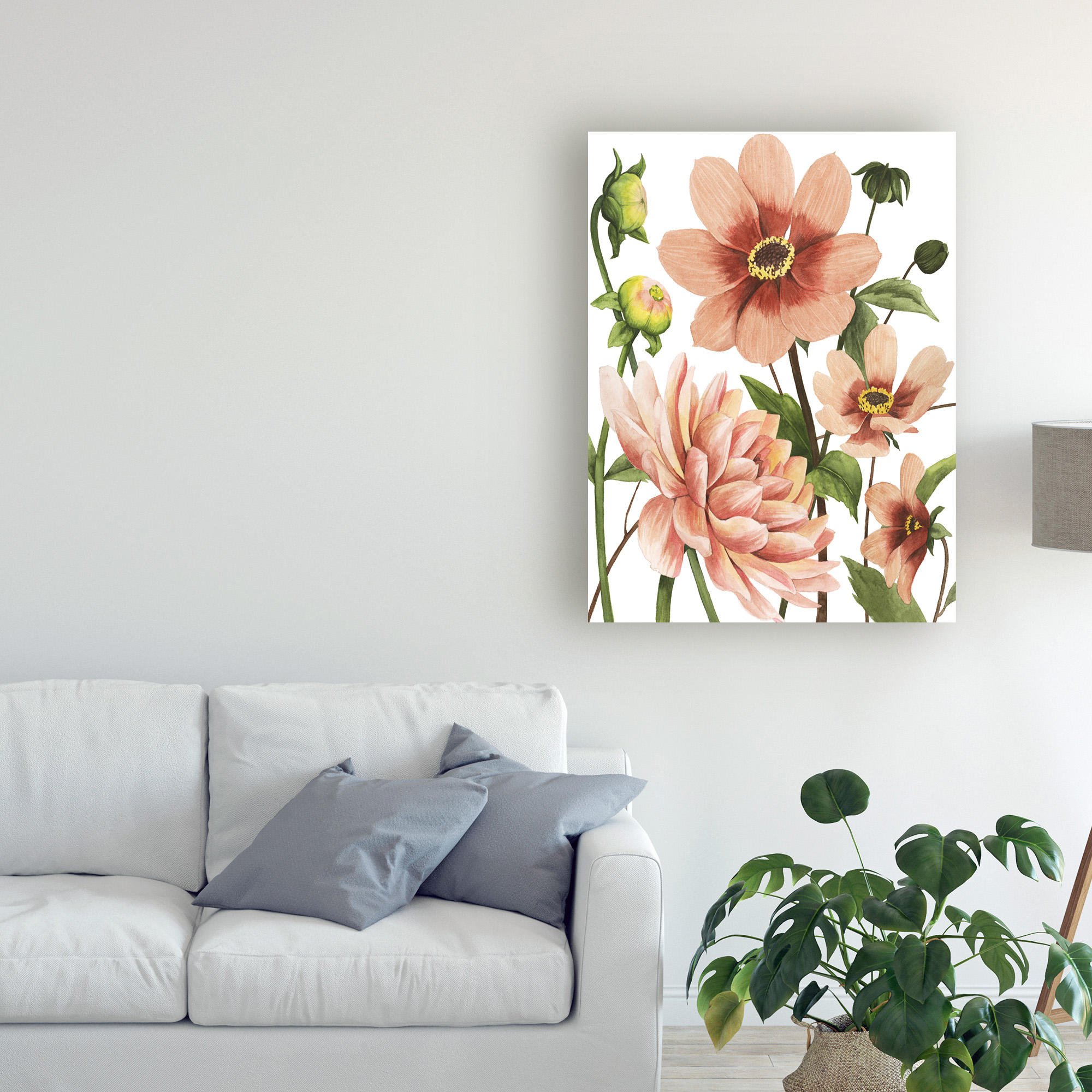 Trademark Fine Art 'Dahlia Spell II' Canvas Art by Grace Popp