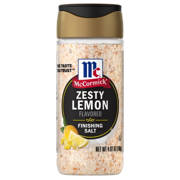 McCormick Zesty Lemon Finishing Salt, 4.97 oz Bottle
