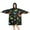 Black Dinosaurs Eggs, variant on Wearable Oversized Blanket,Black Colorful Dinosaurs Silhouette Pattern Wearable Blanket Hoodie for Adults,Cozy Hooded Blankets with Super Pockets,Super Warm Fuzzy Pullover for Women & Men