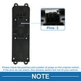 thumbnail image 4 of Interruptor de ventana eléctrica Unique Bargains No.31334346 para el lado del conductor delantero izquierdo para Volvo S60 V60 XC60 Negro, 4 of 7