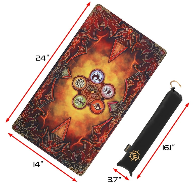 ENHANCE TCG Playmat - Stitched Edges, Smooth Surface, Travel