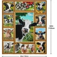 thumbnail image 2 of Cow Print Blanket Soft Warm Lightweight Fuzzy Flannel Cow Throw Blanket All-Season Couch Sofa Decor Cute Cow Blankets and Throws for Kids Teens Adults 50''''x60'''', 2 of 6