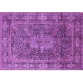 thumbnail image 1 of Ahgly Company Indoor Rectangle Medallion Purple Traditional Area Rugs, 8' x 12', 1 of 4