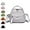 Gray, variant on Veluna Crossbody Shoulder Bag, Women Large Capacity Lightweight Solid Zipper Nylon Shoulder Handbag for Commuting, Travel