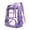 Purple, variant on WAYUTE Kids Backpack Clear Backpacks with Multiple Pockets and Large Capacity Transparent Schoolbag Waterproof Bookbag Casual School Activities