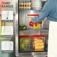 thumbnail image 5 of 4 Pack Food Storage Container with Green Lid, 5 of 6