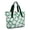 Dark-green, variant on Tote Bag for Women, Minimalist Daisy Design Shoulder Tote with Large Capacity Storage, Water Resistant Fabric, Multiple Pockets and Easy Carry Handles for Office, Travel, Shopping and Casual Outings
