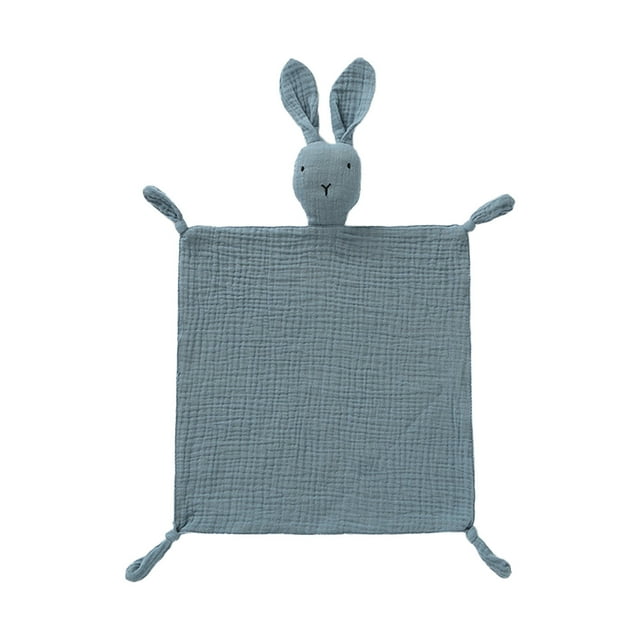 XYAIYT Baby Comfort Towel for Sleeping,Soft and Gentle Multi-Functional Design,Perfect for Bathing,Feeding,and Bedtime,Made from Cotton-Blue