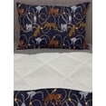 thumbnail image 3 of Lemur Comforter & Sham Bedding Set, Exotic Tiger Leopard Madagascar Monkey Chains Abstract Repeating Pattern, 3 pcs Duvet Set Microfiber Filling Quilt, 5 Sizes, Apricot Dark Navy Blue, by Ambesonne, 3 of 4