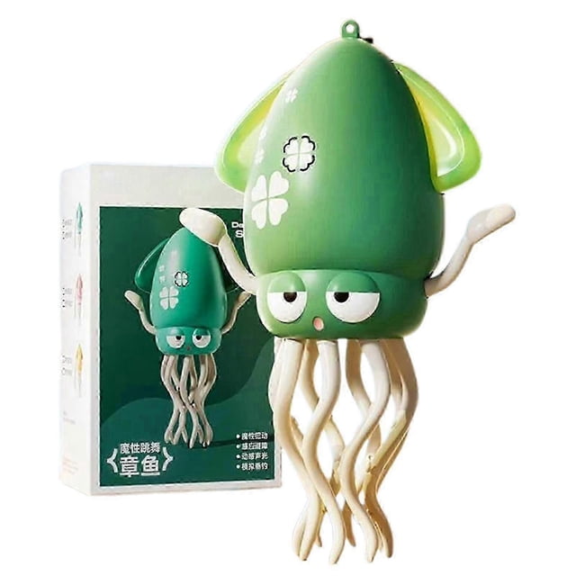 Electric Dancing Octopus Toy with LED Lights & Music - Auto-Avoid Feature for Kids & Toddlers for Play & Sensory Development