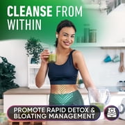 ALPHA FLOW 6000mg Antioxidant-Rich Body Detox Liquid Chlorophyll for Women & Men, Mint, 20 Oz