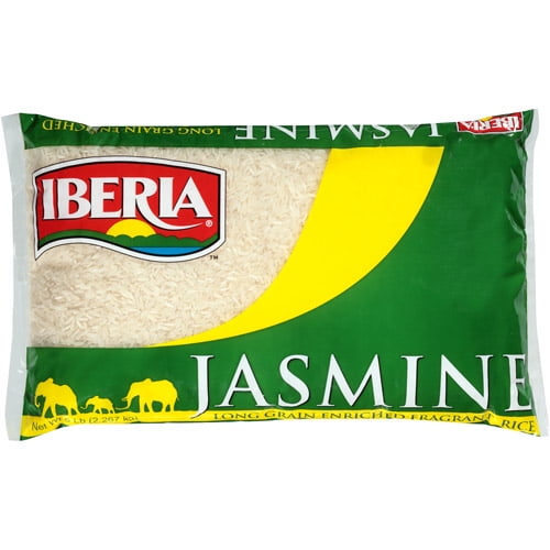 Iberia Jasmine Long Grain Enriched Fragrant Rice, 5 lbs