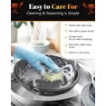 thumbnail image 6 of 12 Inch Cast Iron Skillet Pre-Seasoned Nonstick Frying Pan for Indoor Outdoor Cooking Oven Safe, 6 of 6