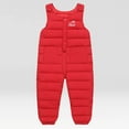 thumbnail image 2 of mgoYE Toddler Boys Girls Snow Pants Kids Snow Suit Puffer Winter Warm Zip Up Baby Snowsuit Waterproof One Piece Bib Overalls(Red,18-24 Months), 2 of 6