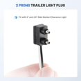thumbnail image 2 of 4PCS Trailer Light 2 Wire Pigtail Harness 10" Long, 2 Pin Trailer Light Connector Fits with 2" and 2.5" Side Marker/Clearance Light, 2-Wire Pigtail for Optronics Trailer Lights, 2 of 6