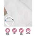 thumbnail image 6 of Spring Leaves Kitchen Dish Towels for Drying Dishes Set of 2, Watercolor Leaf Botanical Nature Light Blue Waffle Weave Microfiber Hand Tea Bathroom Towels Quick Dry & Absorbent Towel 12x12, 6 of 7