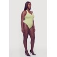 thumbnail image 3 of Women's Plus Size Metallic O Ring Detail Halter Thong Bodysuit, 3 of 4