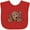 Red, variant on Inktastic Pocket Chocolate Doodle Boys or Girls Baby Bib