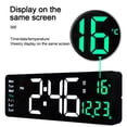 Large LED Digital Wall Clock Temperature Date Day Display Electronic ...