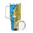thumbnail image 2 of Goofa SpongeBob SquarePants Imprimé 40oz Ice Bully avec Poignée et Paille Tasse Isolée sous Vide en Acier Inoxydable et Couvercle à Paille 2 en 1, 2 of 8