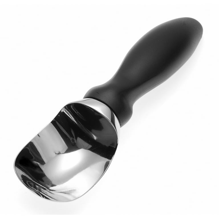 Spring Chef - Ice Cream Scoop, Premium Stainless Steel Ice Cream Spoon,  Must-have Kitchen Tool for Gelato, Sorbet and Cookie Dough, Black 