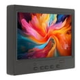 thumbnail image 2 of Monitor portátil de 7 pulgadas 1024x600 compatible con interfaz multimedia HD VGA AV Pantalla portátil con soporte para PC 100-240 V Soporte de mariposa Enchufe de EE. UU., 2 of 12