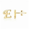 thumbnail image 1 of Lindbes Sterling Silver Stud Earrings  14K Gold, 1 of 6