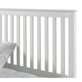 thumbnail image 4 of Camaflexi Mission Style Solid Wood Full Platform Bed in White, 4 of 5