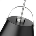 thumbnail image 3 of 1 Light Pendant Frame Finish Matte Black + Brushed Nickel, 3 of 6