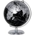 thumbnail image 1 of LAICAIW TOPGLOBE 14cm World Globe-English Map-Educational/Geographic/Modern Desktop Decoration-Stainless Steel Arc and Base, 1 of 7