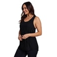 thumbnail image 2 of RBX Active Plus Size Women's Twist Back Soft Relaxed Tank Top Tunic, 2 of 5