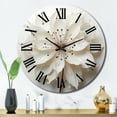 thumbnail image 1 of Designart « blossom Beauty In Simplicity Beauty I » Minimalisme Horloge Murale Surdimensionnée, 1 of 6