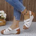 thumbnail image 2 of BONIXOOM Platform Sandals Women Fall Platform Casual Fashion Womens Shoes Beige Size 9.5, 2 of 9