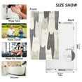 thumbnail image 6 of Yayeee 100% Cotton Hand Towels for Bathroom 16" x 28" Soft Absorbent Kitchen Towel, White Cute Cats, 6 of 7