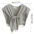 thumbnail image 2 of Scarf Shawl Wraps For Women Lightweight Striped Shoulder Wrap Crochet Shrug Scarf Solid Knitted Shawls And Wrap, 2 of 4