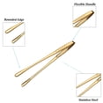 thumbnail image 3 of 2pcs Cooking Tweezers Tongs, Stainless Steel Chef Tweezer Kitchen Tools for BBQ, Multi-Function Food ToolsGoldS, 3 of 5