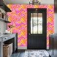 thumbnail image 3 of Peel and Stick Wallpaper 17.7in x 9.8ft Psychedelic swirl seamless style liquid Contact Paper Vinyl Waterproof Self Adhesive Wall Paper for Bedroom Shelf Cabinet Renter Friendly, 3 of 8