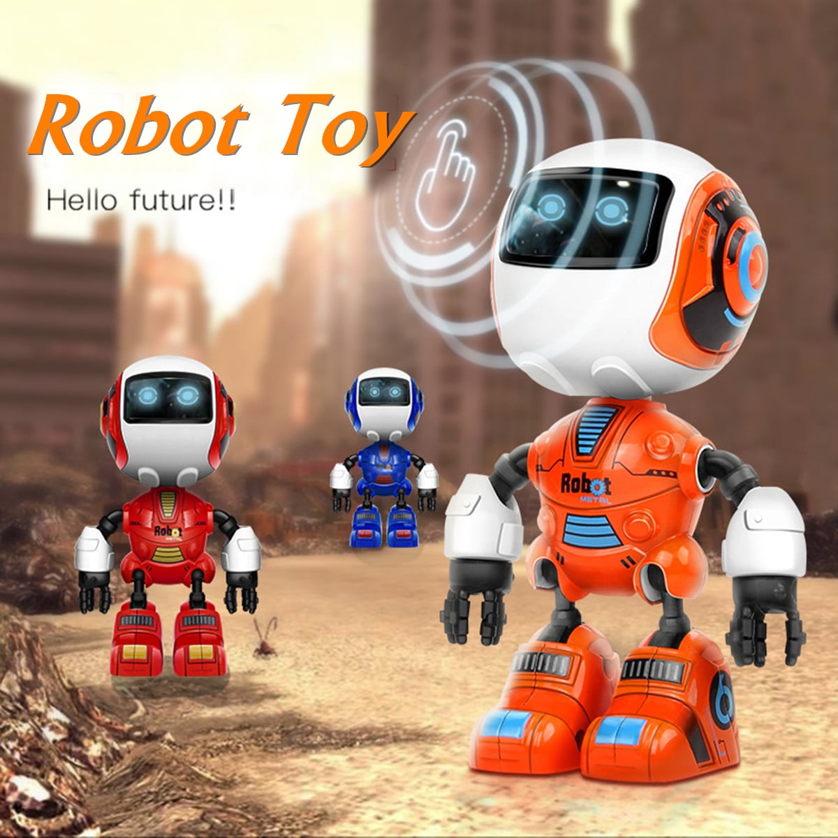 Electronic Walking Dancing Smart Space Robot Astronaut Kids Music Light Blue Toy for Children