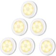 thumbnail image 1 of 6PCS LED Cabinet Lights with Magnetic Base Motion Detector, 1 of 1