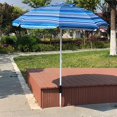 thumbnail image 6 of Umbrella Clamp Stand Holder Outdoor Heavy Duty Umbrella Mount Clip Black, 6 of 6