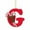 G, variant on Lilixerw 26 Letter Christmas Tree Decoration,3.94 inch Personalized Christmas Letter Hanging Pendant with Candy Cane,Xmas Ornaments,Festival Supplies,A