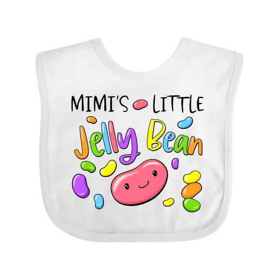 Inktastic Mimi's Little Jellybean Cute Easter Candy Boys or Girls Baby Bib